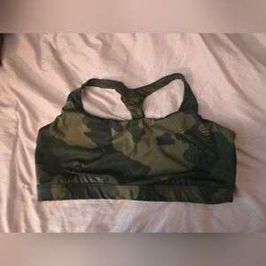 All in Motion Olive Green Camo Sports Bra